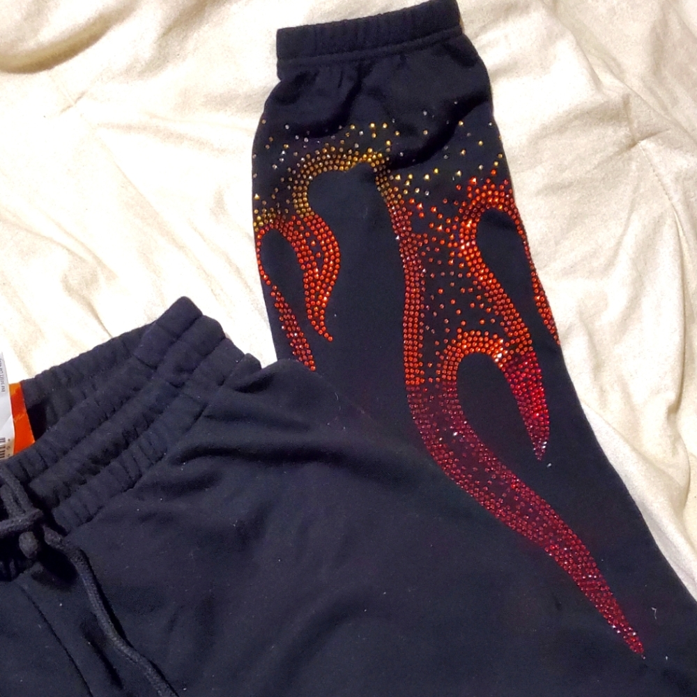 Cheetos Forever 21 Black Sweatpants